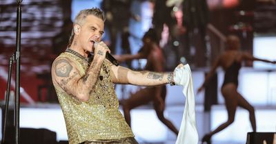 "I'm f*** all without you... if you keep turning up, then I will": Robbie Williams at AO Arena Manchester, reviewed