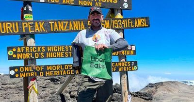 Uber Eats delivered a burger 19,000ft above sea level, breaking the World Record