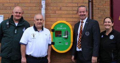 Defibrillator installed outside Motherwell FC's home ready to be used in emergency