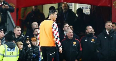 Cristiano Ronaldo left Old Trafford without seeing teammates after storming off