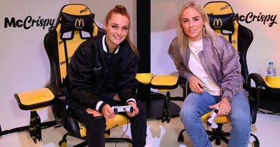 Ella Toone helps launch McDonald's new burger as Lionesses duo do battle on FIFA 23