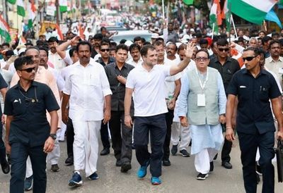 Congress Bharat Jodo Yatra Day 43: Rahul Gandhi Resumes Yatra From Banavasi In Andhra Pradesh