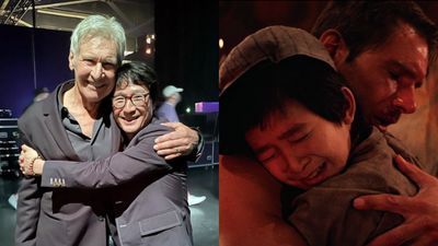 AW: The Backstory Of Ke Huy Quan Harrison Ford’s Viral Indiana Jones Reunion Pic Is Sweet AF