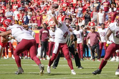 Taylor Heinicke worked on his arm strength during the offseason