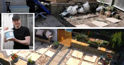 'Me and my mum transformed our council house garden on £500 budget'