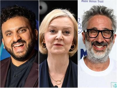 ‘Even Quibi lasted longer’: Nish Kumar and David Baddiel lead reactions to Liz Truss resigning after six weeks