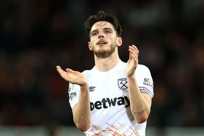 David Moyes says Declan Rice could ‘play for any club’ after ‘dominant’ display against Liverpool