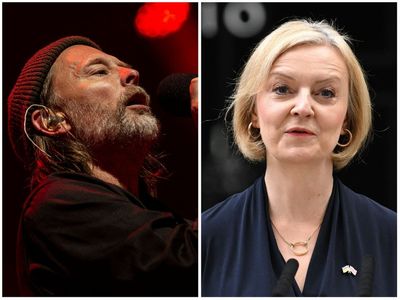 ‘Bring down this government’: Radiohead’s Thom Yorke blasts Tories after Liz Truss resignation