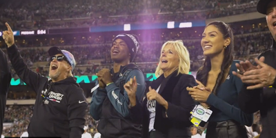 Viral video of Jill Biden getting booed at Philadelphia Eagles game was faked