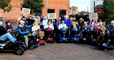 Shopmobility users stage protest in Lanarkshire as they try to retain service