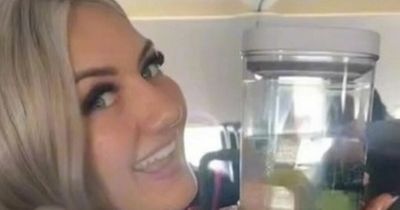 Passengers confused after woman takes fishy friend on a flight - with tank of water