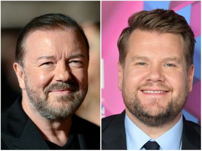 Ricky Gervais shares fan tweet mocking James Corden after restaurant ban