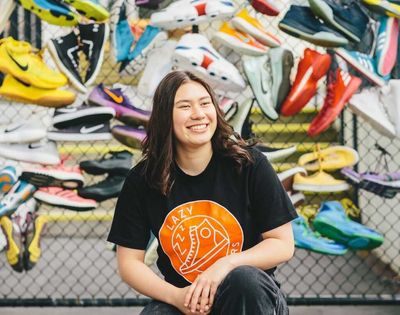 Teen sneaker queen makes women in sport history