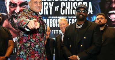 'Get Eddie Hearn on the phone' - Derek Chisora pokes fun at Frank Warren during Tyson Fury press conference