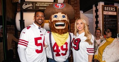 Ex-Leeds United star Jermaine Beckford attends San Francisco 49ers watch party in Leeds