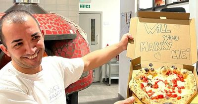 Man asks popular restaurant to write 'Will you marry me?' inside PIZZA BOX in proposal to girlfriend