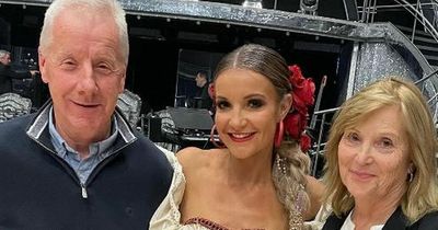 Strictly's Helen Skelton shares adorable behind the scenes snap with 'proud' mum and dad