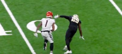 A mic’d up Ja’Marr Chase had a hilarious reaction to making a Saints DB look silly with a few fakes
