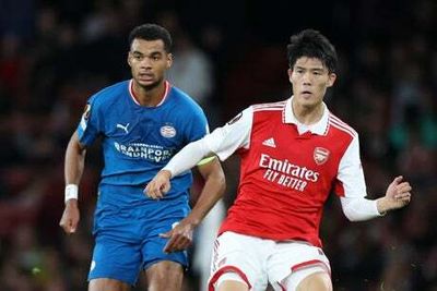 Arsenal player ratings vs PSV: Takehiro Tomiyasu keeps Cody Gakpo in his pocket