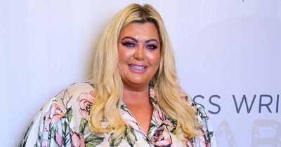 Gemma Collins parades slimmed-down frame as she cuddles Jess Wright's baby