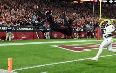 Arizona Cardinals with 2 pick-sixes in 64 seconds against Saints