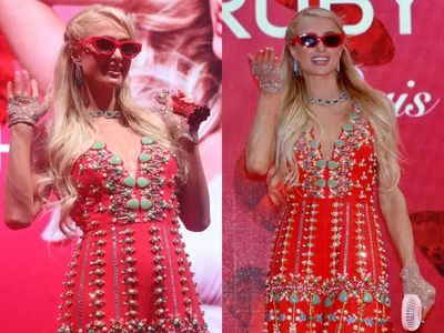 Paris Hilton wears Indian designer Papa Don't Preach during her India visit