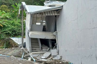 Buildings collapse in Phuket