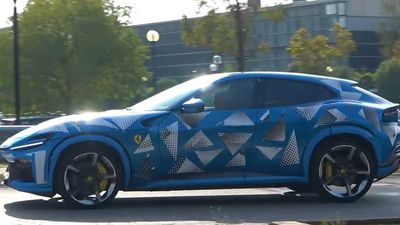 2023 Ferrari Purosangue In Different Colors Spotted On The Road