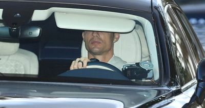 Cristiano Ronaldo arrives at Man Utd training ground to work alone after issuing statement