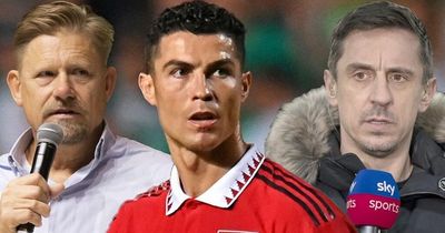 Peter Schmeichel and Gary Neville agree on Cristiano Ronaldo antics after long statement