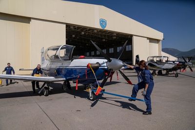 With eye on Turkey, Greece opens Israeli-built flight school