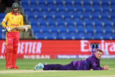 Scotland’s T20 World Cup hopes end with loss to Zimbabwe