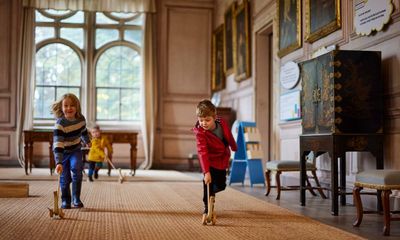 Ropes come down as National Trust lets children roam free at Sudbury Hall