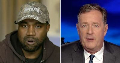 Watch Kanye West storm out of Piers Morgan chat as he's grilled on 'racist' tweet