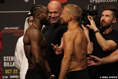 UFC 280 faceoff: Aljamain Sterling vs. T.J. Dillashaw get intense for title grudge match