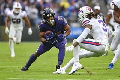 Ravens RB J.K. Dobbins to miss game vs. Browns with knee injury