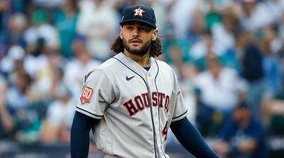 Astros’ McCullers Jr. Missing ALCS Game 3 After Celebration Injury