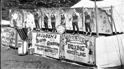 Fred Brophy, Harry Paulsen and Australia's bizarre history of boxing-tent sideshows