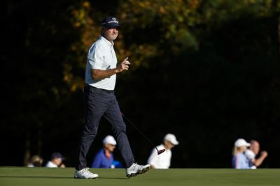 Jerry Kelly, playing a ‘game within a game’ with his longer-hitting playing partners, takes lead at Dominion Energy Charity Classic