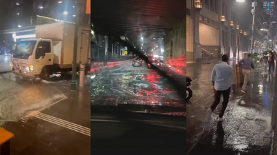 Canals Of Melbourne: The CBD Got Absolutely Drenched On Friday Night The Footage Is Sopping