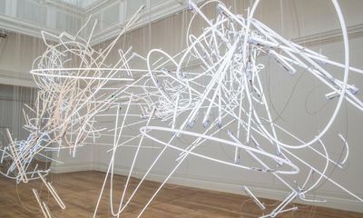 Cerith Wyn Evans review – lose yourself in broken windscreens and neon scribbles