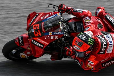 MotoGP leader Bagnaia takes tumble in third Malaysia practice