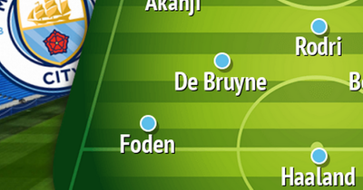 How Man City should line up vs Brighton in Premier League