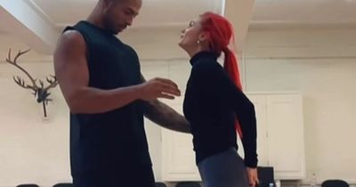 BBC Strictly Come Dancing's Tyler West 'cuts short' training as Dianne Buswell causes comical problem