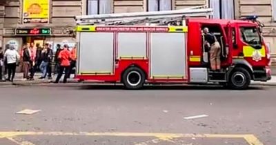 Two taken to hospital as Britannia hotel evacuated after fire breaks out in room