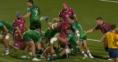 'He's like The Undertaker!' Scarlets 'piledriver' incident leaves Jonathan Davies and pundits unimpressed
