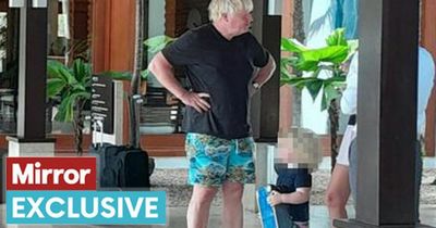 Boris Johnson seen wearing Hawaiian shorts in Caribbean hotel before rushing back to UK