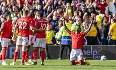 Taiwo Awoniyi strike stuns Liverpool and lifts Nottingham Forest off bottom