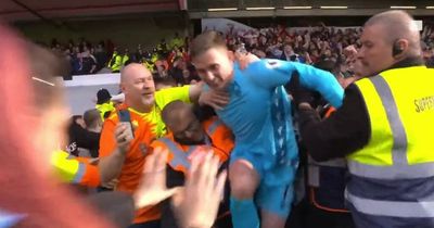 Dean Henderson goes wild after Liverpool win despite wanting to beat Man Utd more