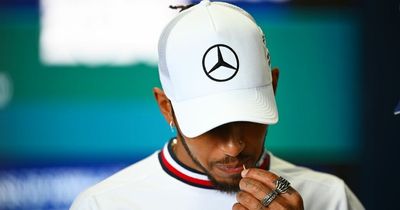 Lewis Hamilton jokes "dental fillings would've come out" as he takes aim at Mercedes car